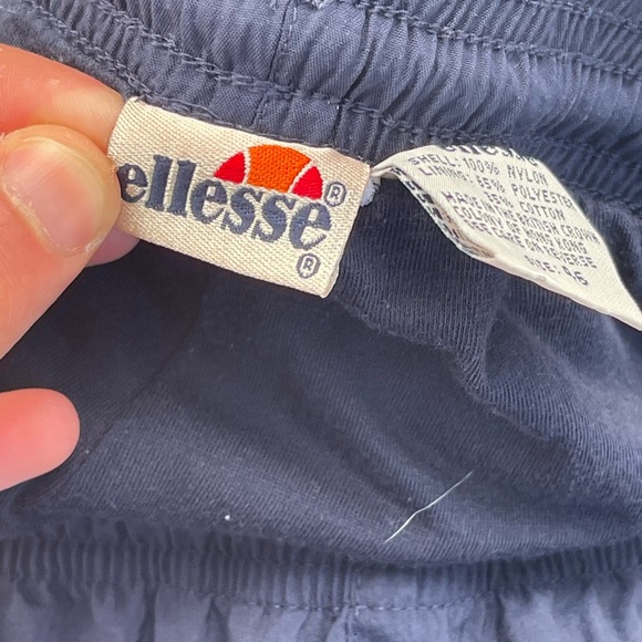 90s vintage Ellesse track pants navy blue size xl - Picture 3 of 4